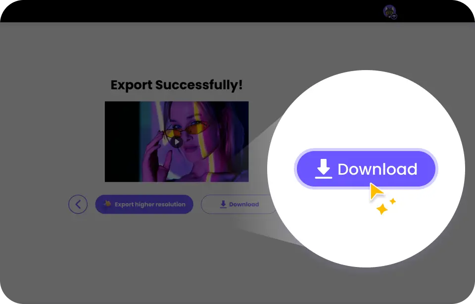 Save the video without watermarks