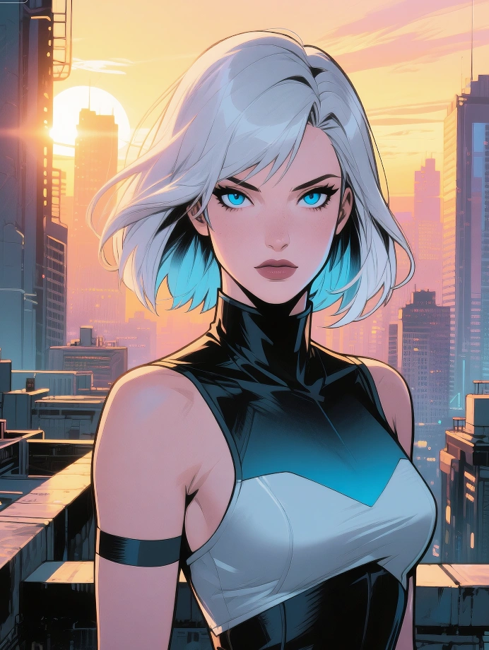 futuristic girl
