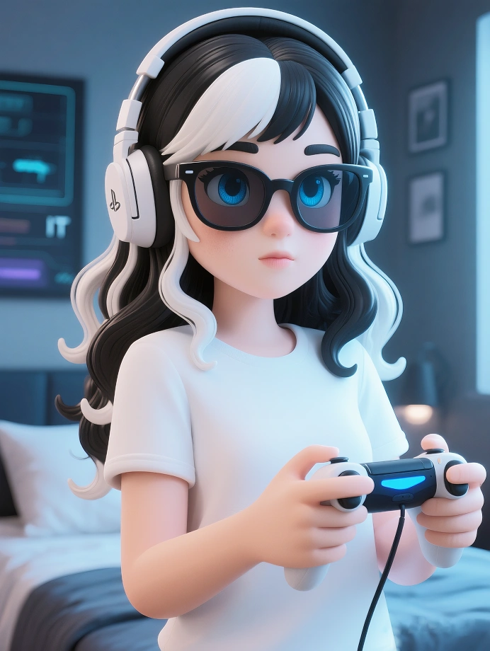 gaming girl
