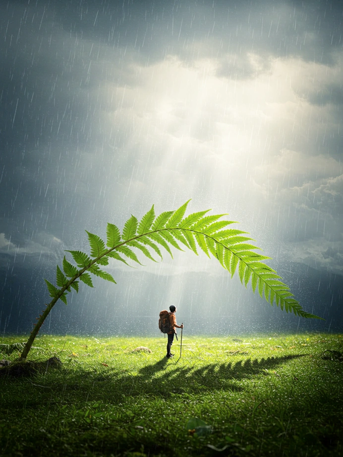 tree leaf umbrella