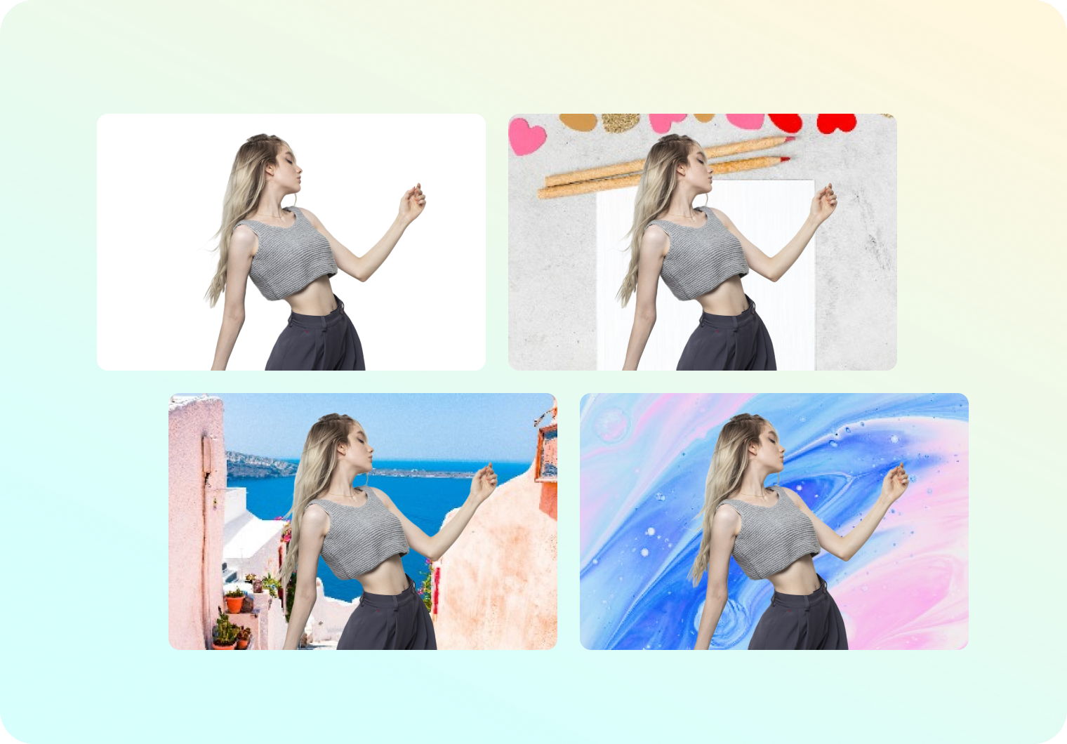 edit background with templates