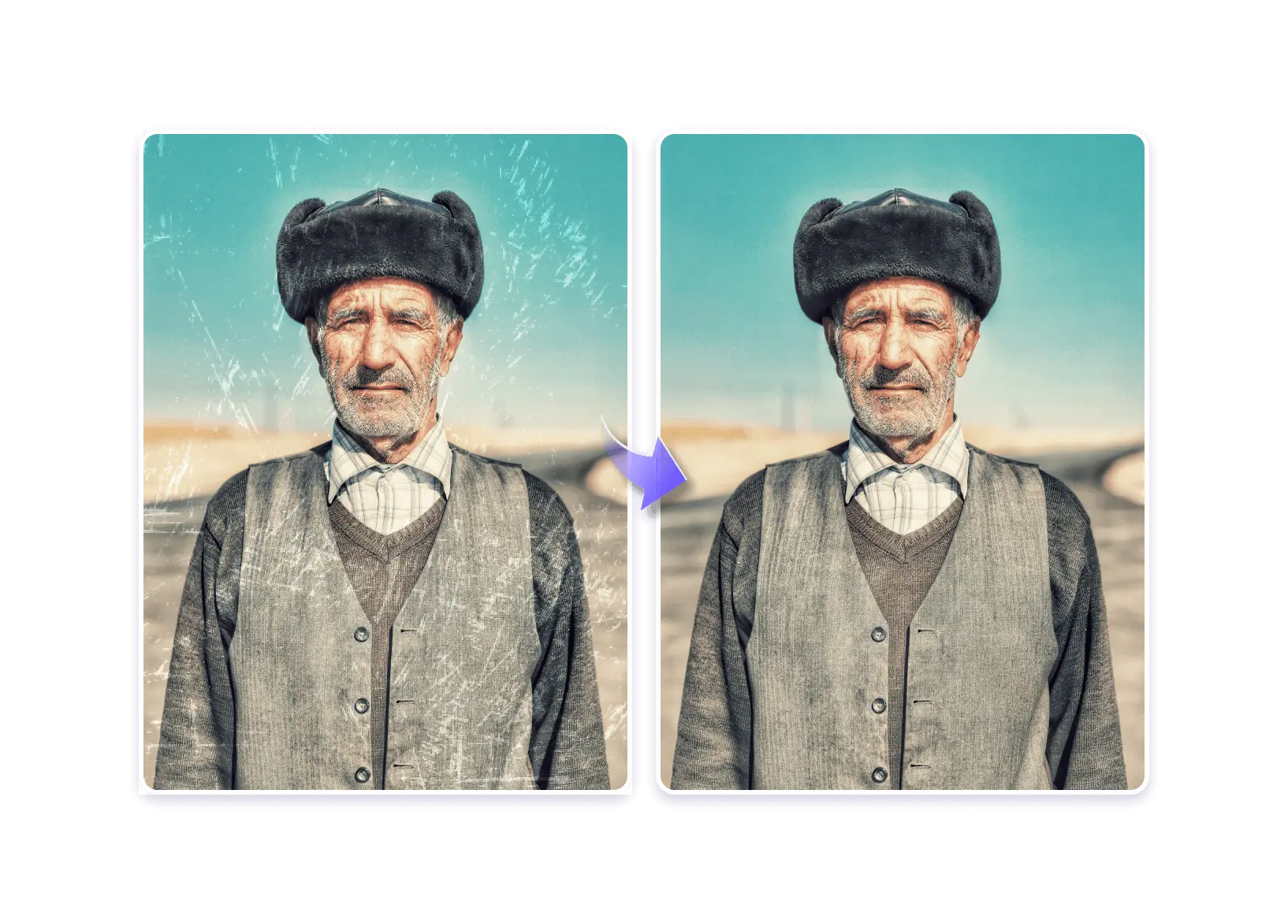 how to make a pixelated image clear