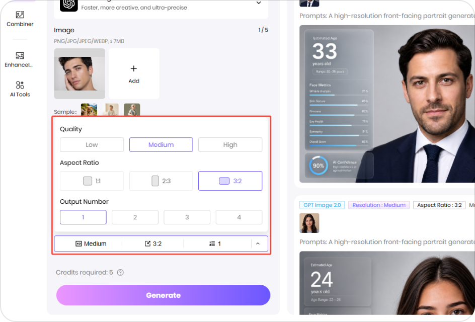 Adjust AI age detection settings
