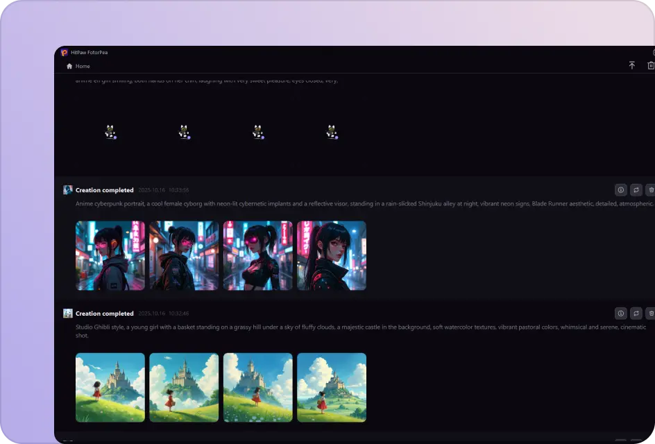 choose fotorpea anime generator style