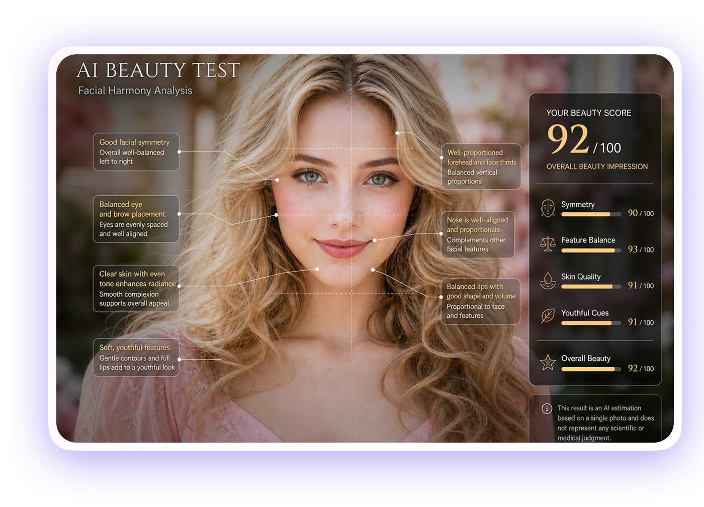 instant ai beauty score