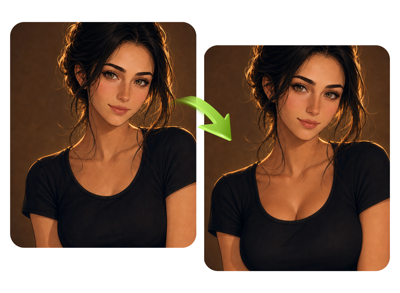 ai breast expansion style generation