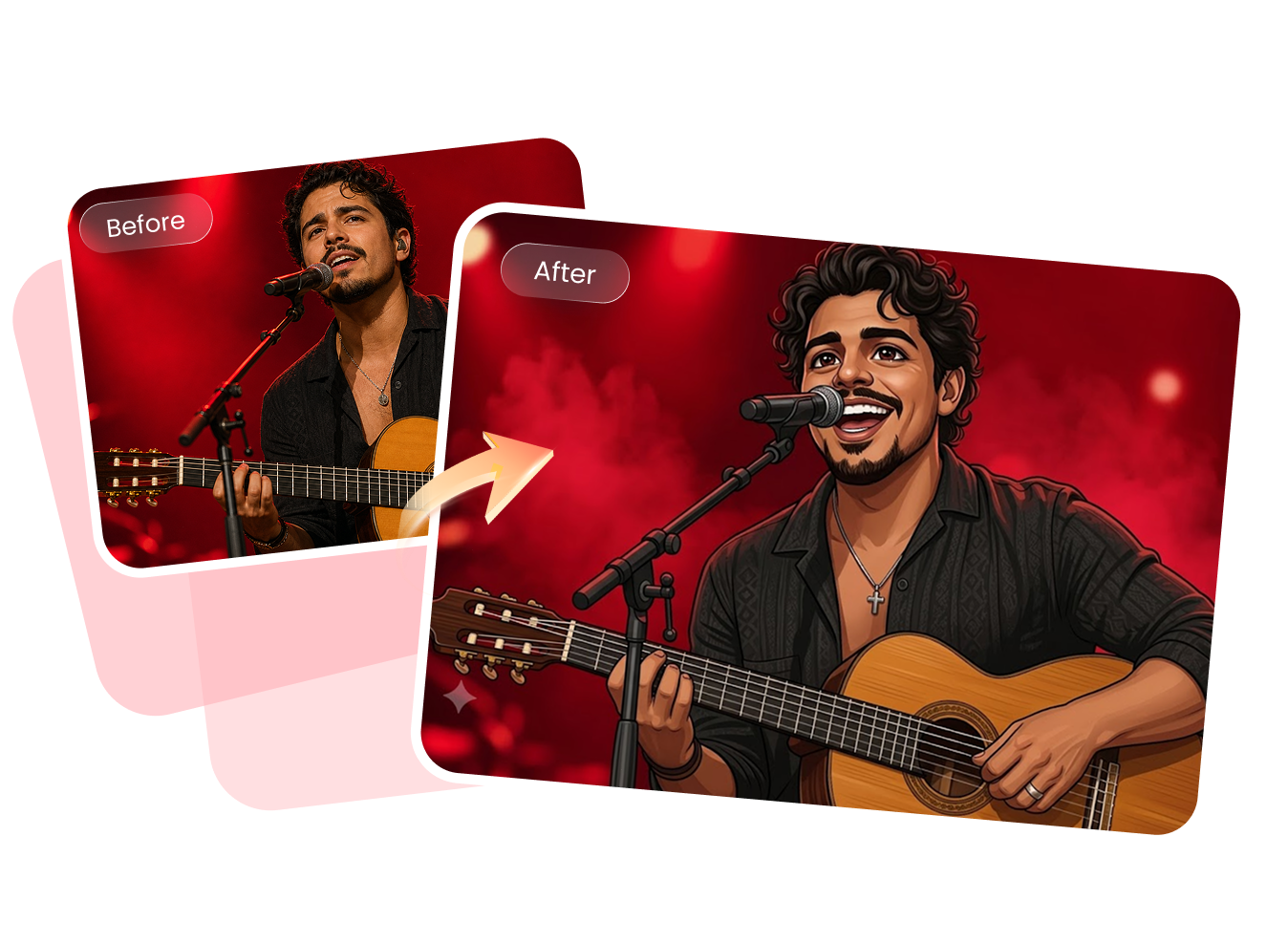 AI caricature maker with multiple cartoon and illustration styles