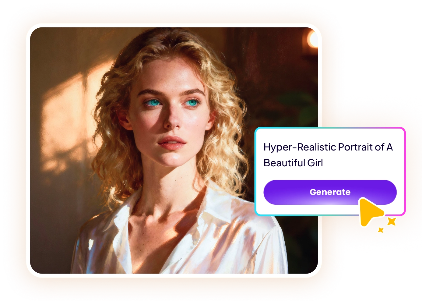 AI generated hyper-realistic girl