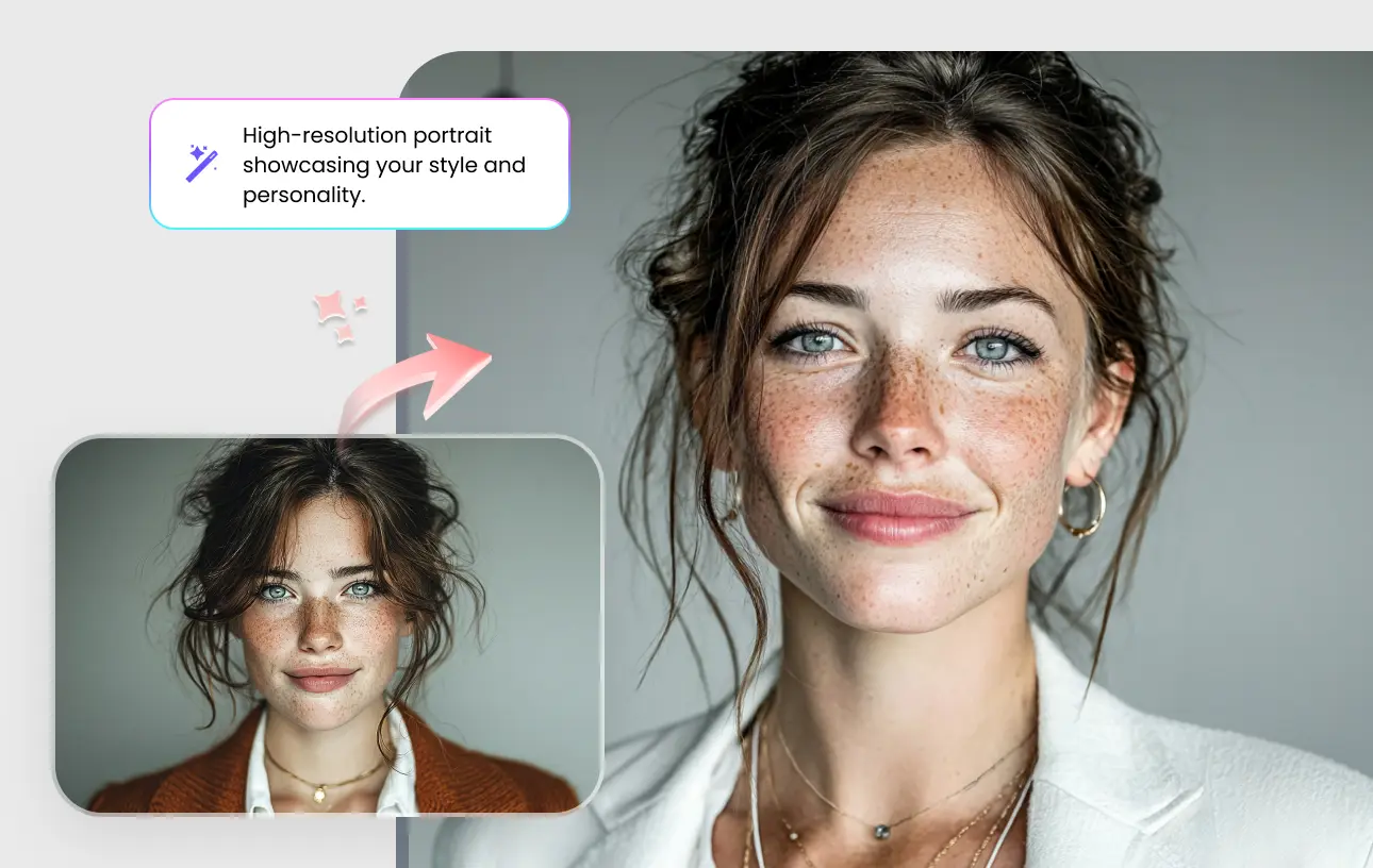 High-resolution portrait showcasing your style and personality