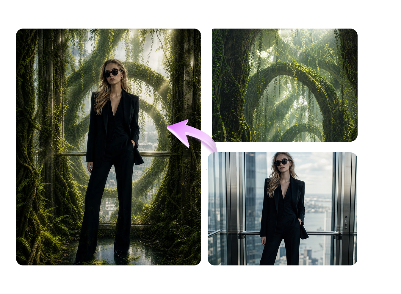 creative photo combine