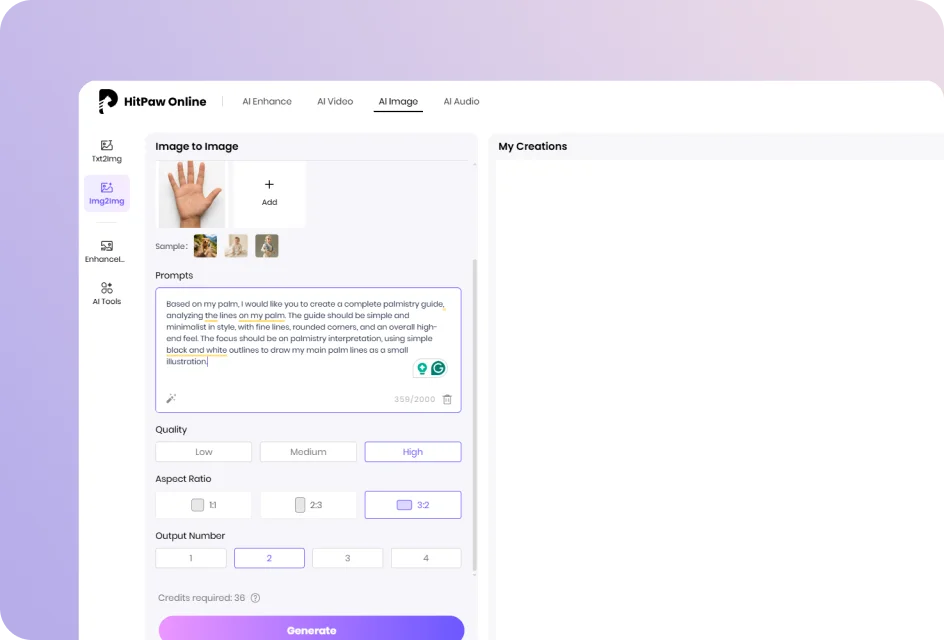 AI Palm Reader Analyze