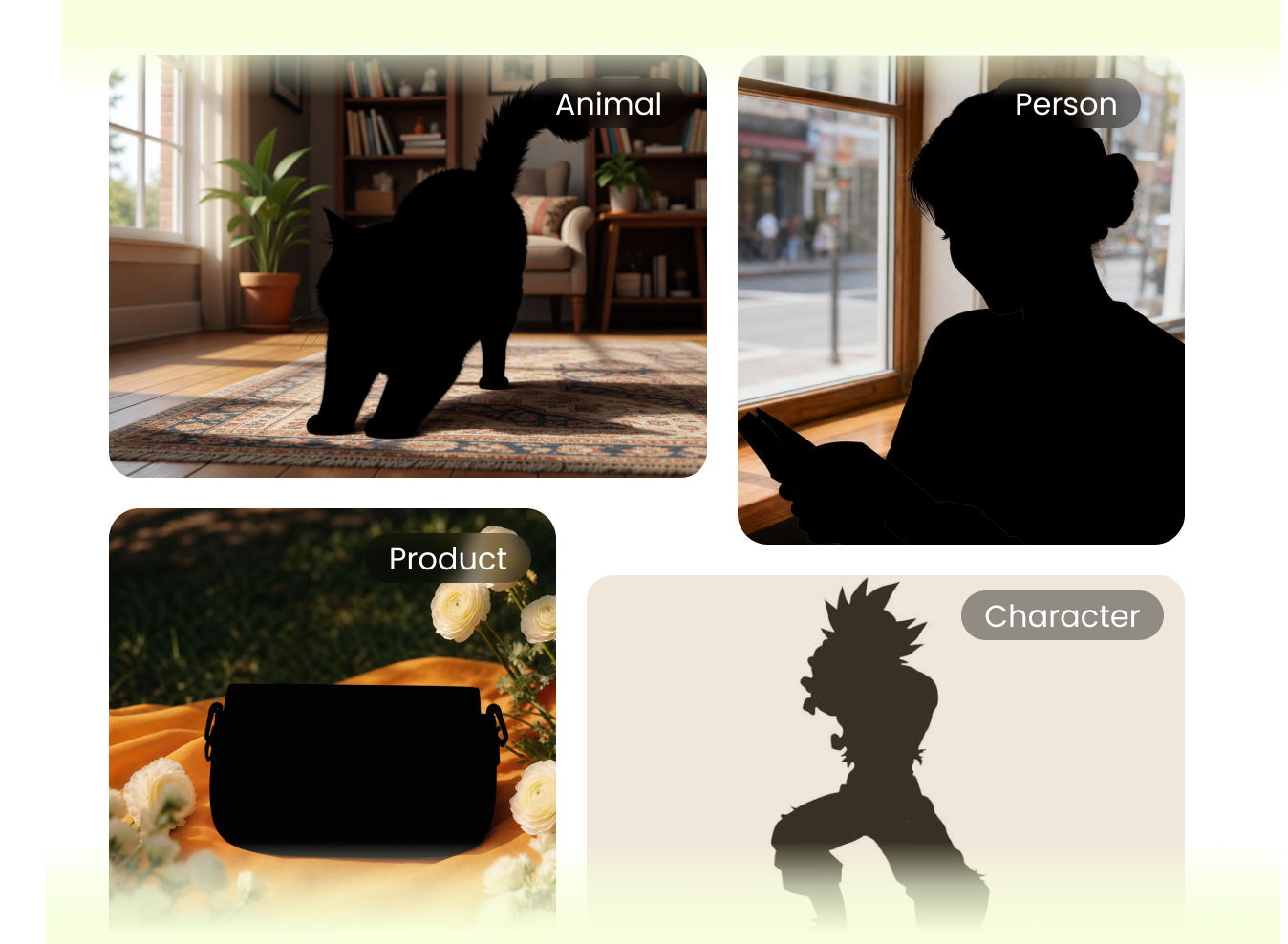 different silhouette types