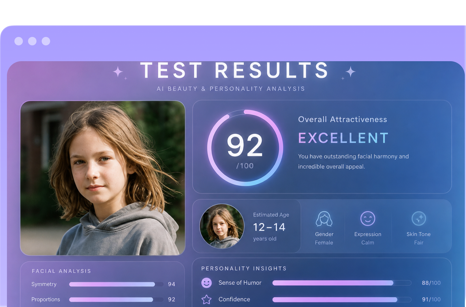 attractiveness test bottom banner