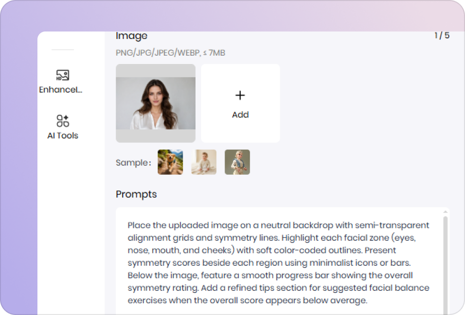 upload image and prompt