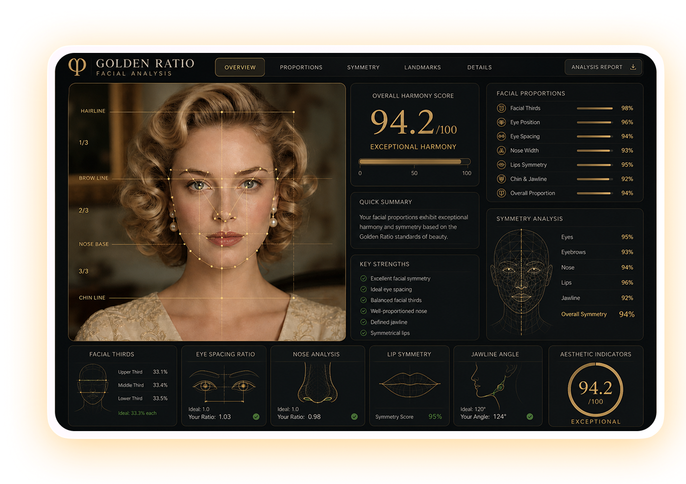 detailed facial analysis