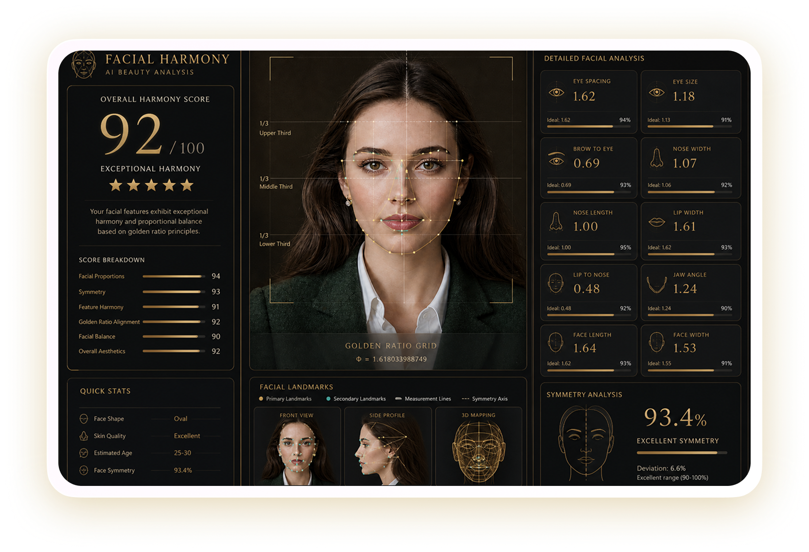 hitpaw golden ratio face calculator