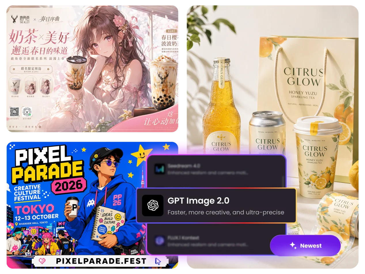 GPT Image 2 generates with great text rendering