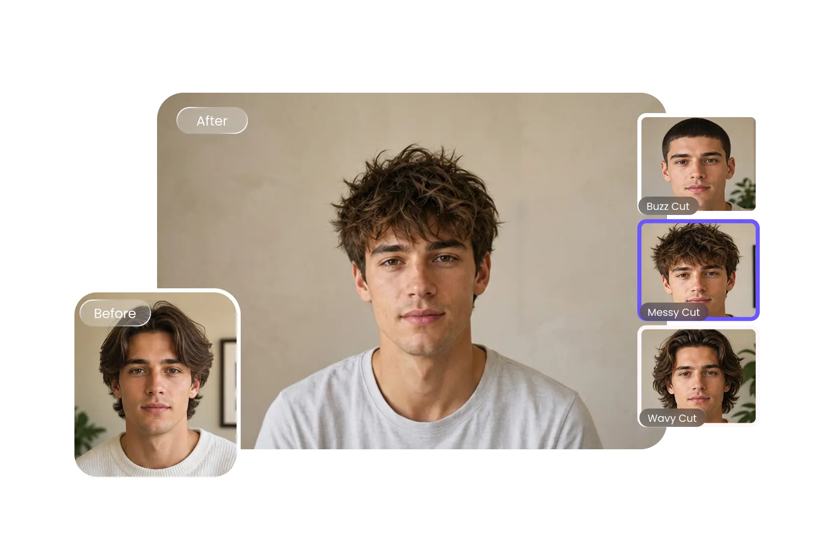 try on different male haircuts online