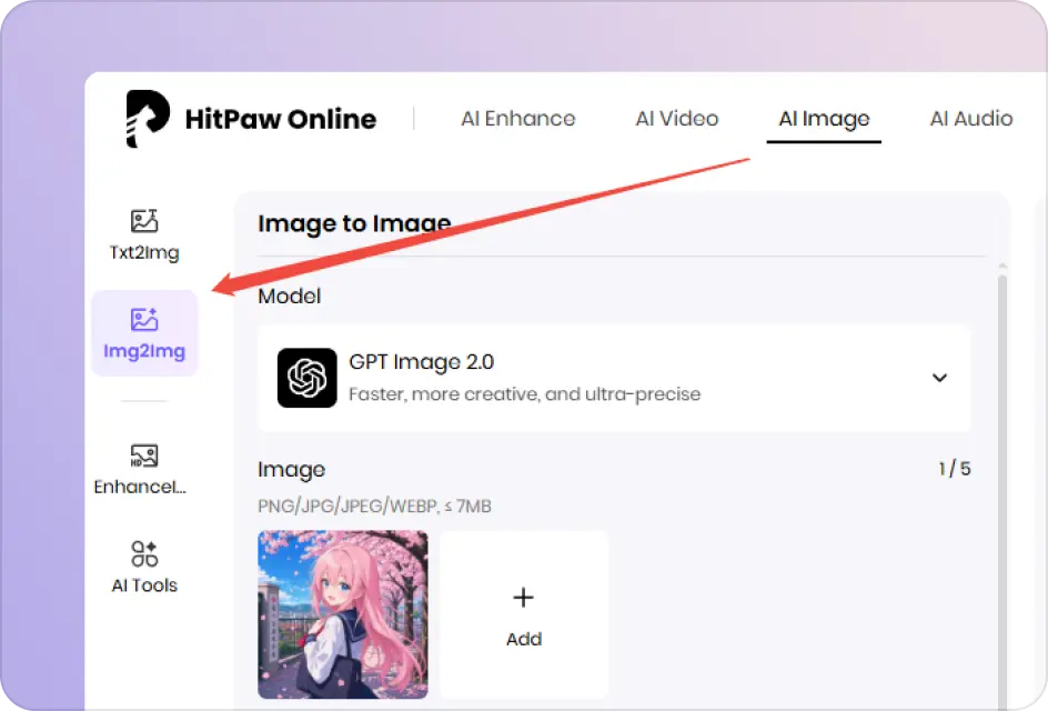 upload reference image