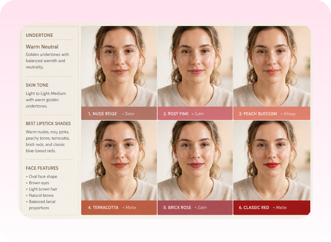 Free AI lipstick shade finder recommendations