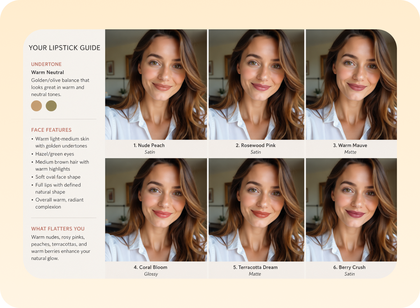 AI lipstick shade finder from picture