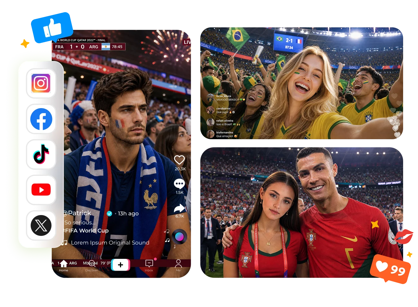 share your live world cup images