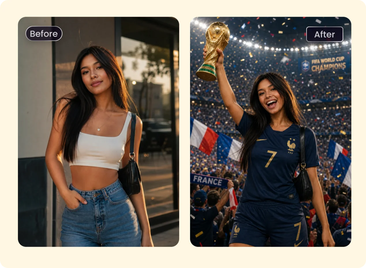 hitpaw world cup image with AI