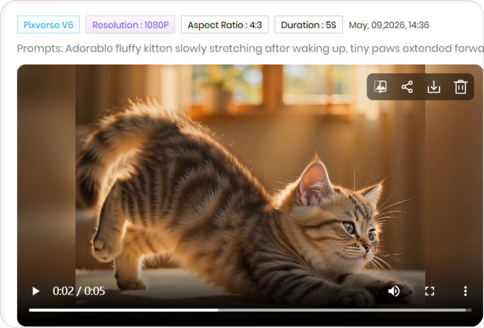 Generate and download high-quality animal AI video