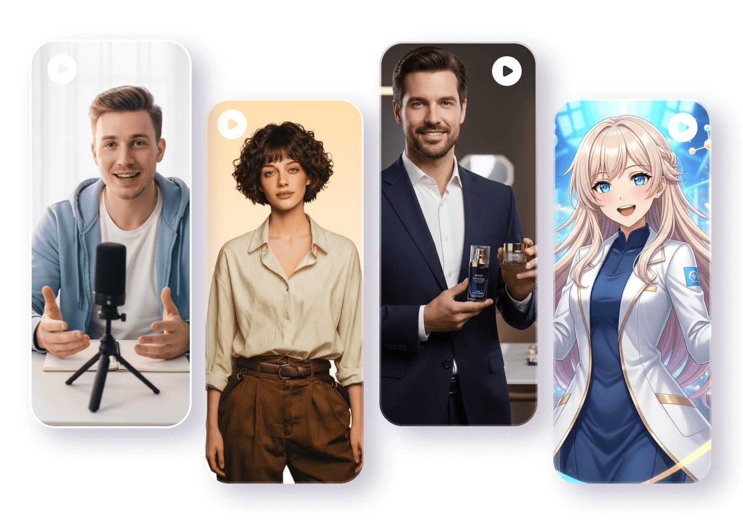 HitPaw online ai avatars gamer girl free