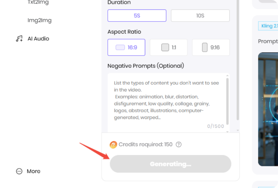 Brainrot video generator settings