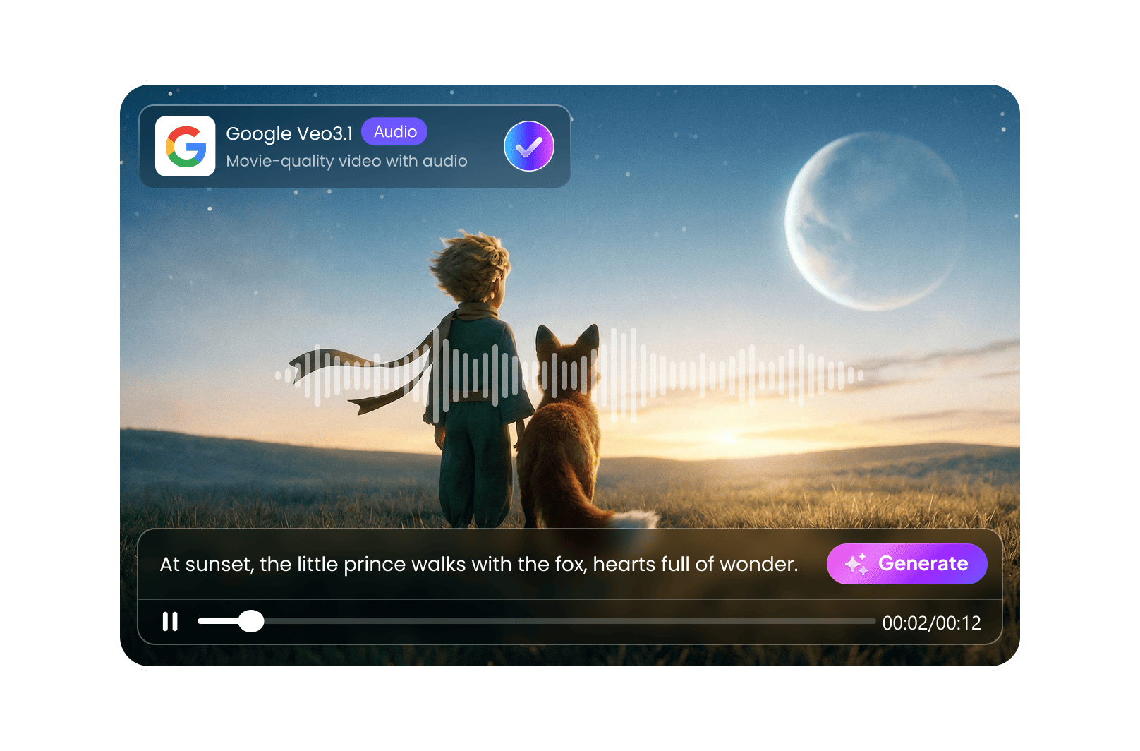 HitPaw online lyric video generator