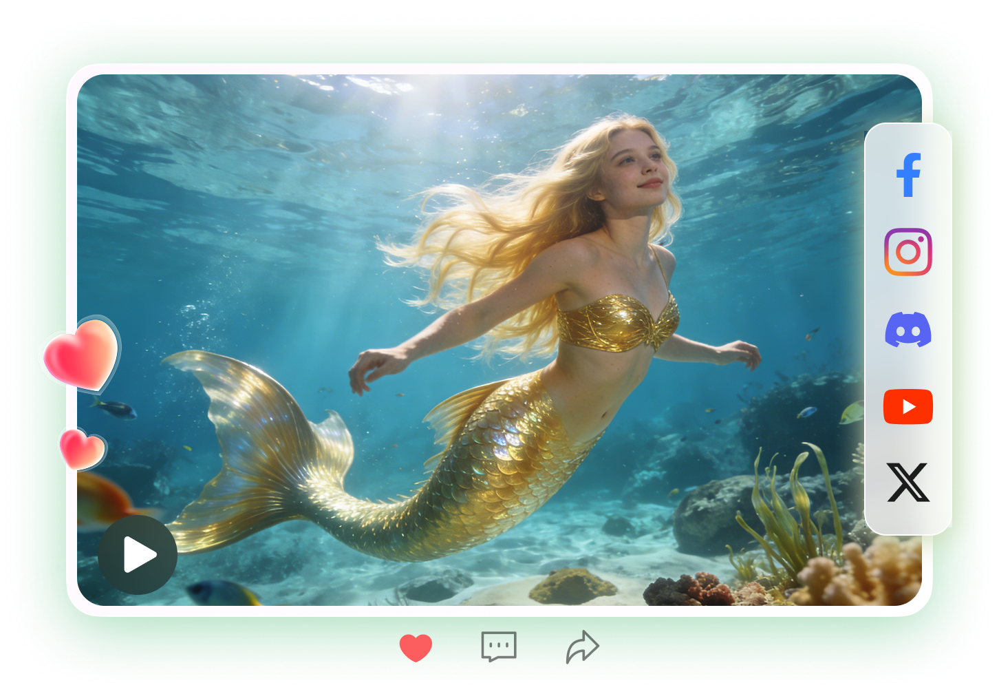 mermaid share