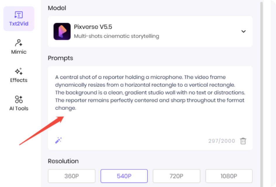 AI news video generator start