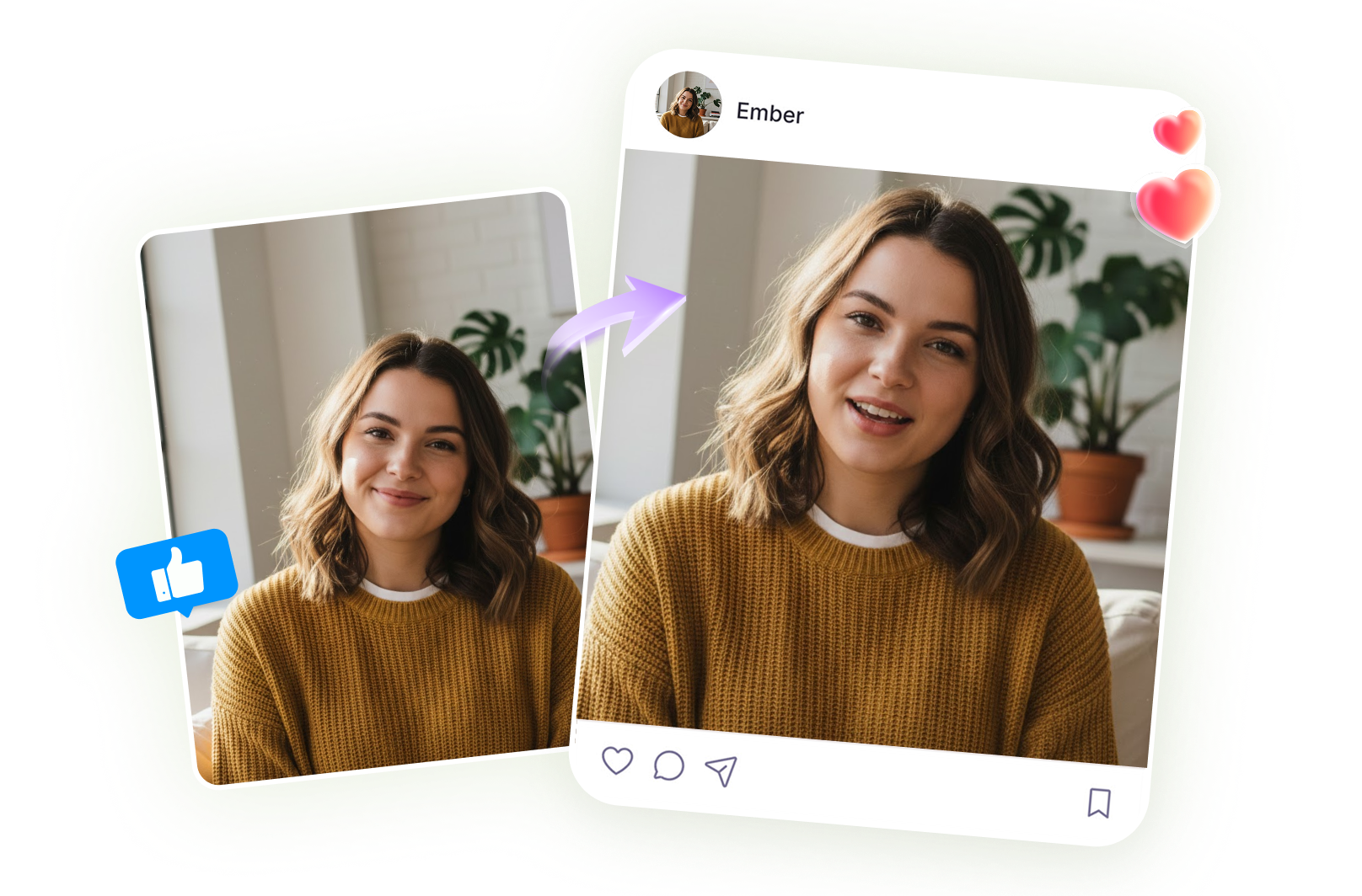 hitpaw online ai talking photo generator bottom banner