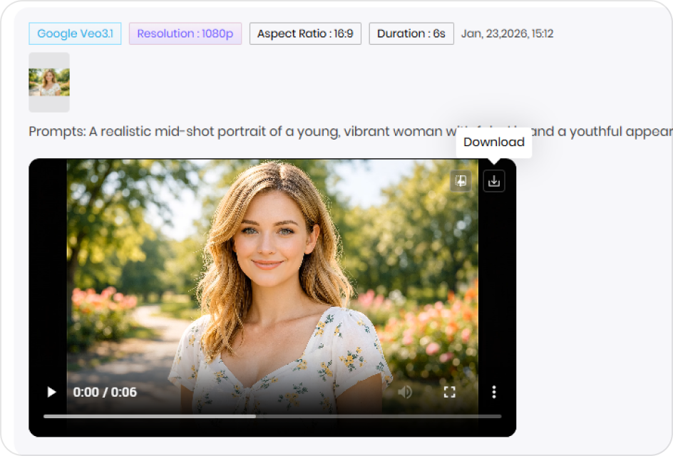 generate talking video