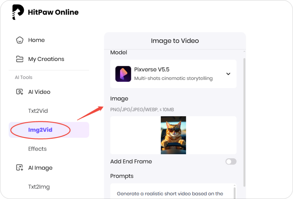 ai tiktok video generator start
