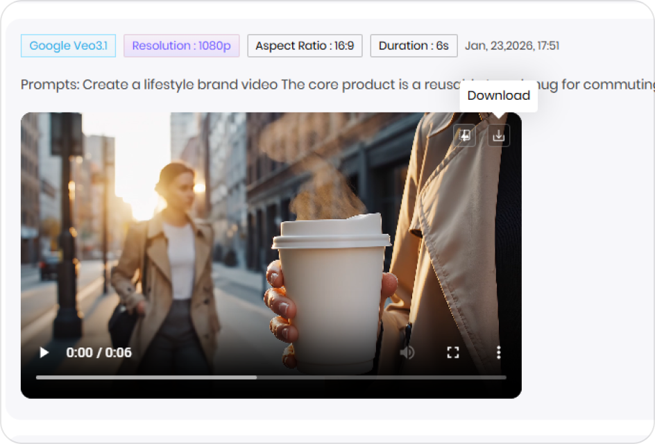 generate twitter video