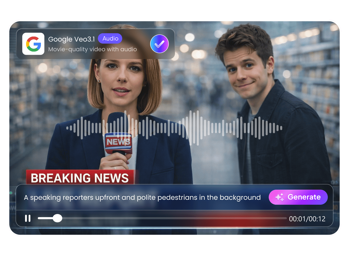HitPaw online talking head ai video generator
