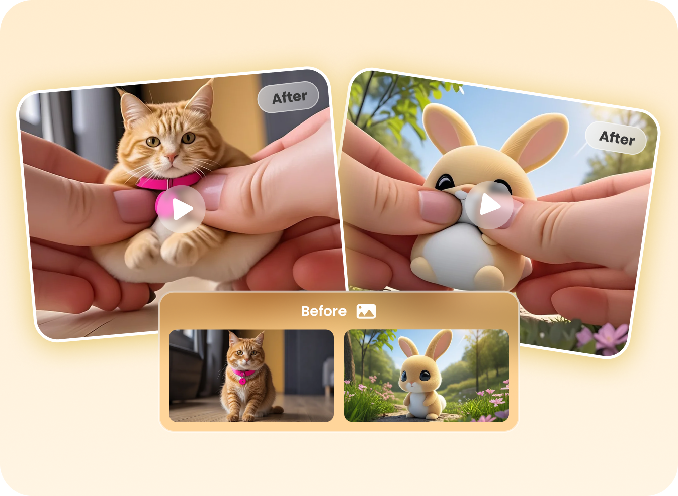 multiple ways to generate ai squish videos