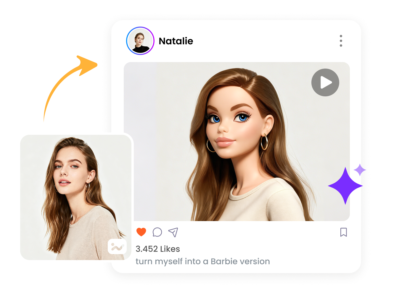 generate eye-catching social videos from photos