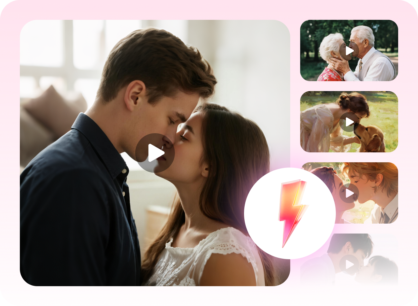 create ai kiss videos online in seconds