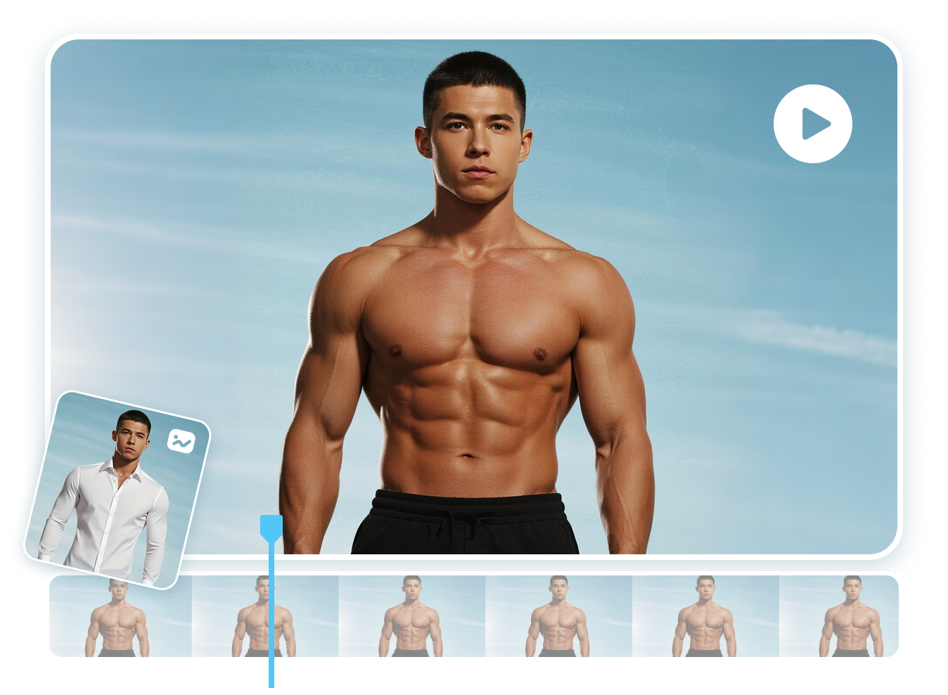 transfer image to muscle video