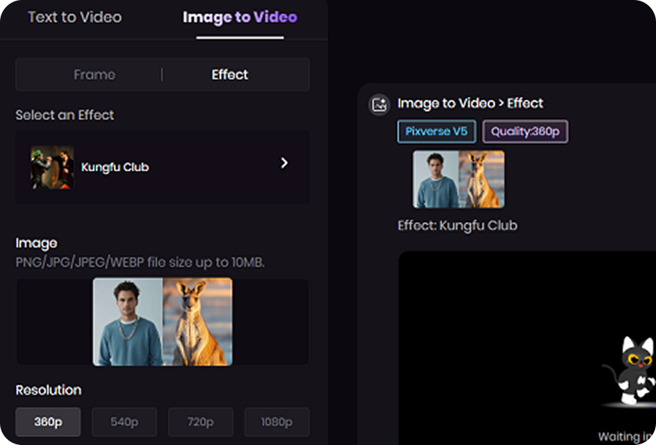 upload image for generation