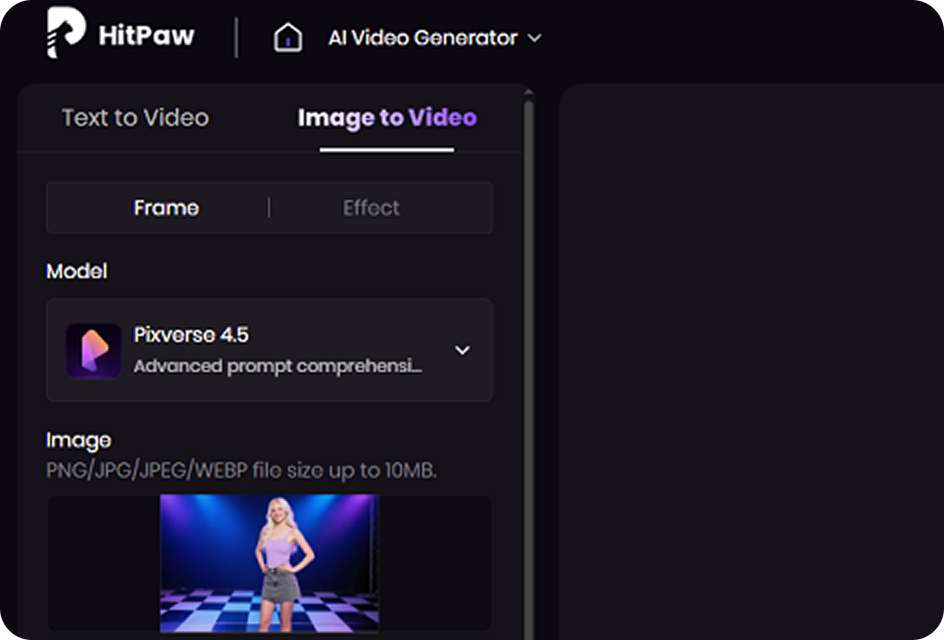 upload an image want to make twerk