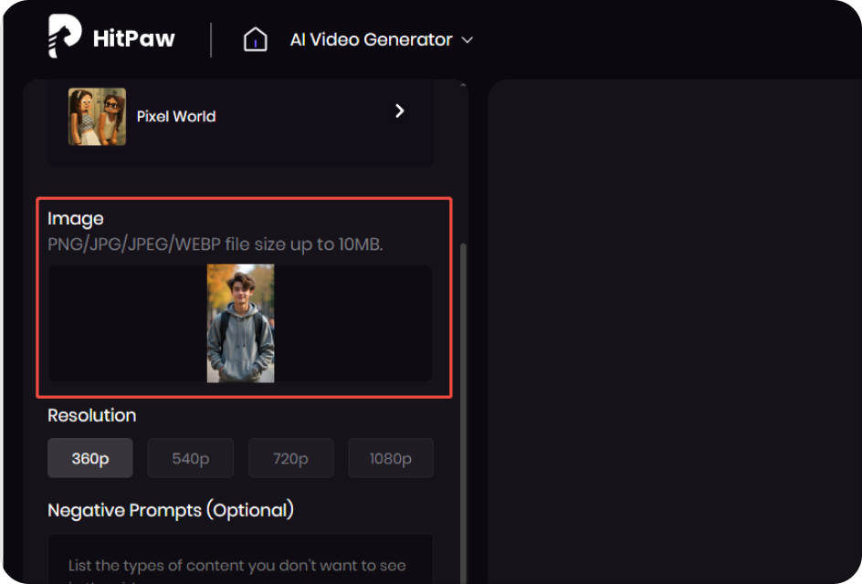 upload photo for ai minecraft generation