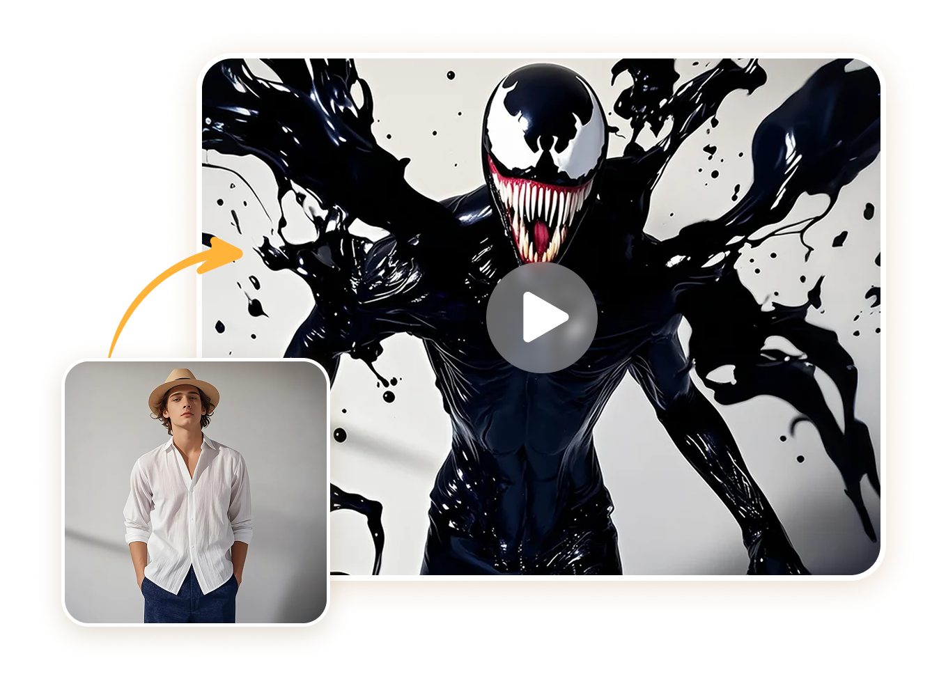 use venom video express your emotion