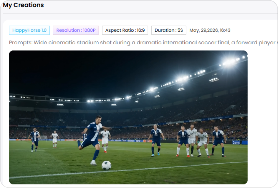 generate world cup video