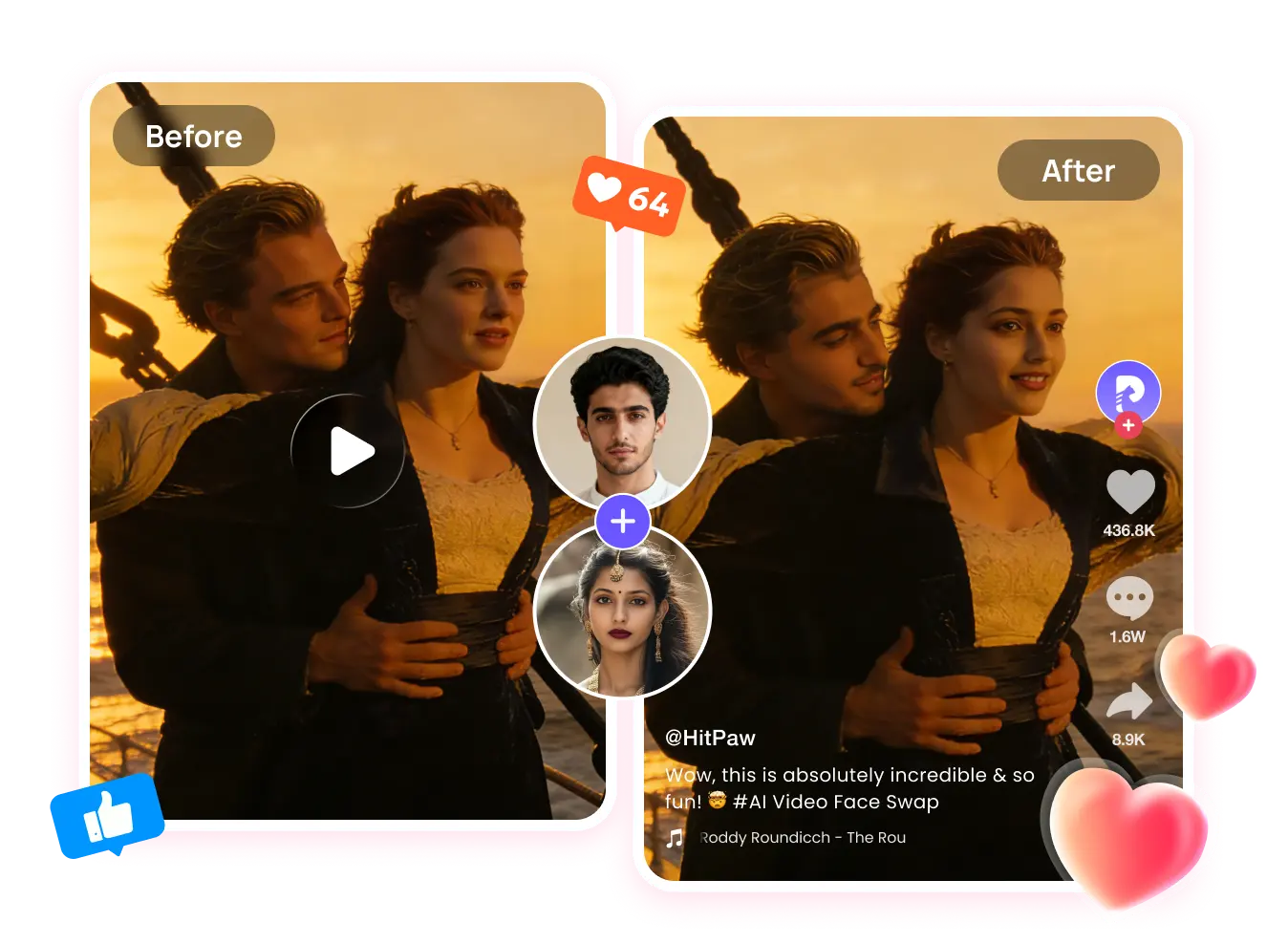 swap video for social media