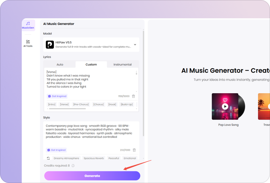 download generated music