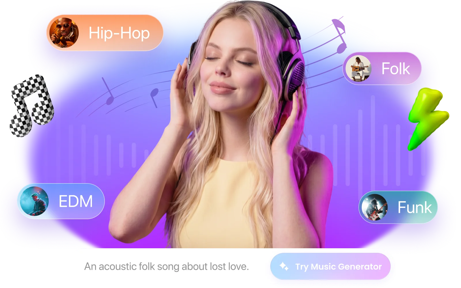 hitpaw online free music generator